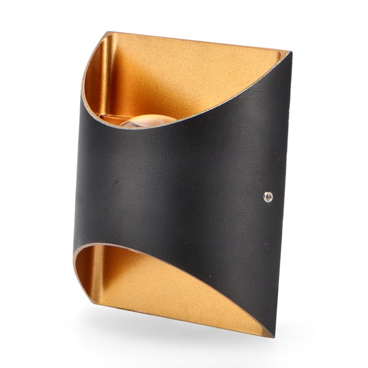 Aplique de Parede Preto e Dourado LED Vera 6W 3000K IP54 - Image 4